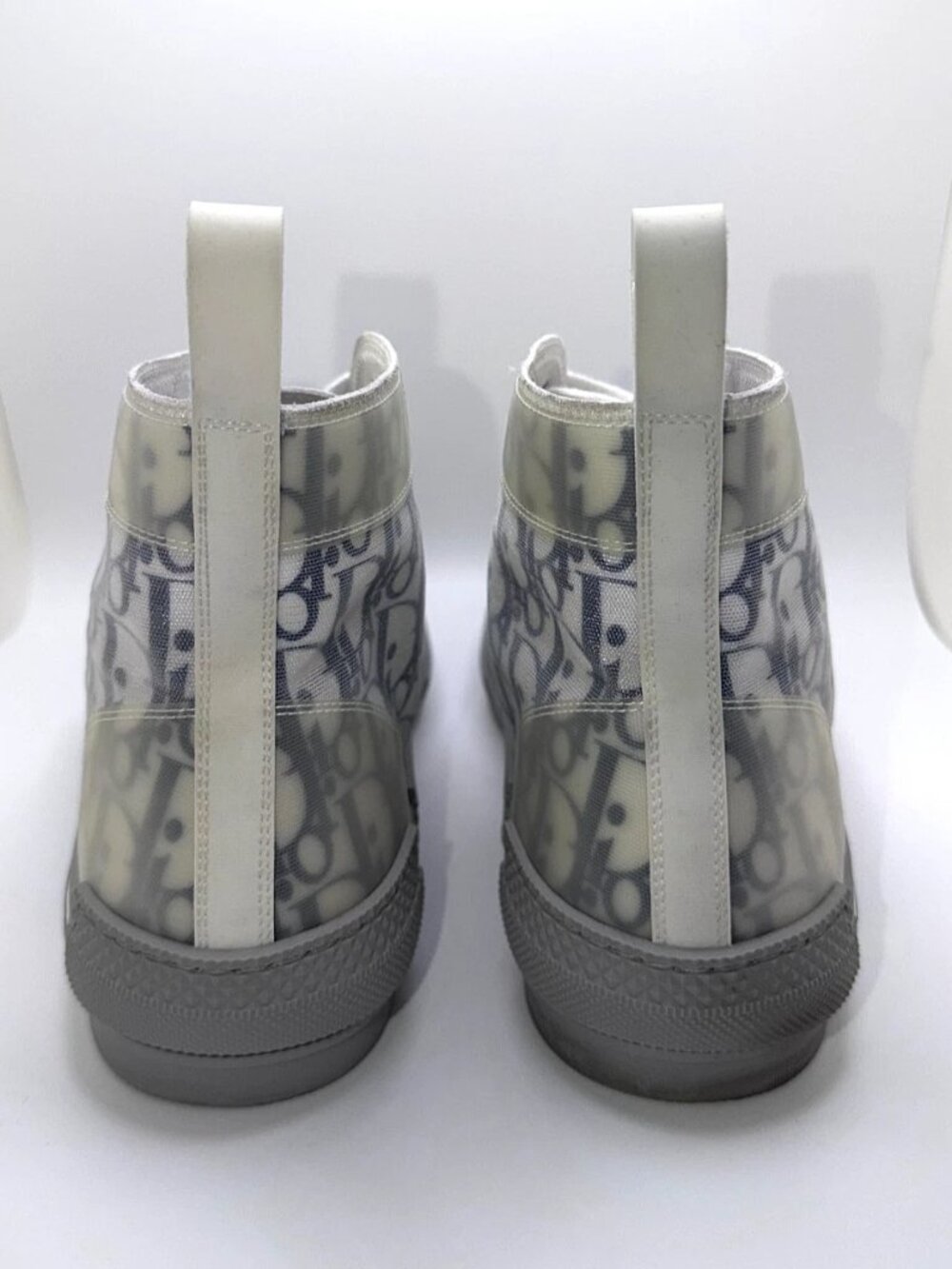 AUTHENTIC DIOR HIGH-TOP B23 BLUE OBLIQUE SNEAKERS - WORN ONCE - Picture 6 of 8